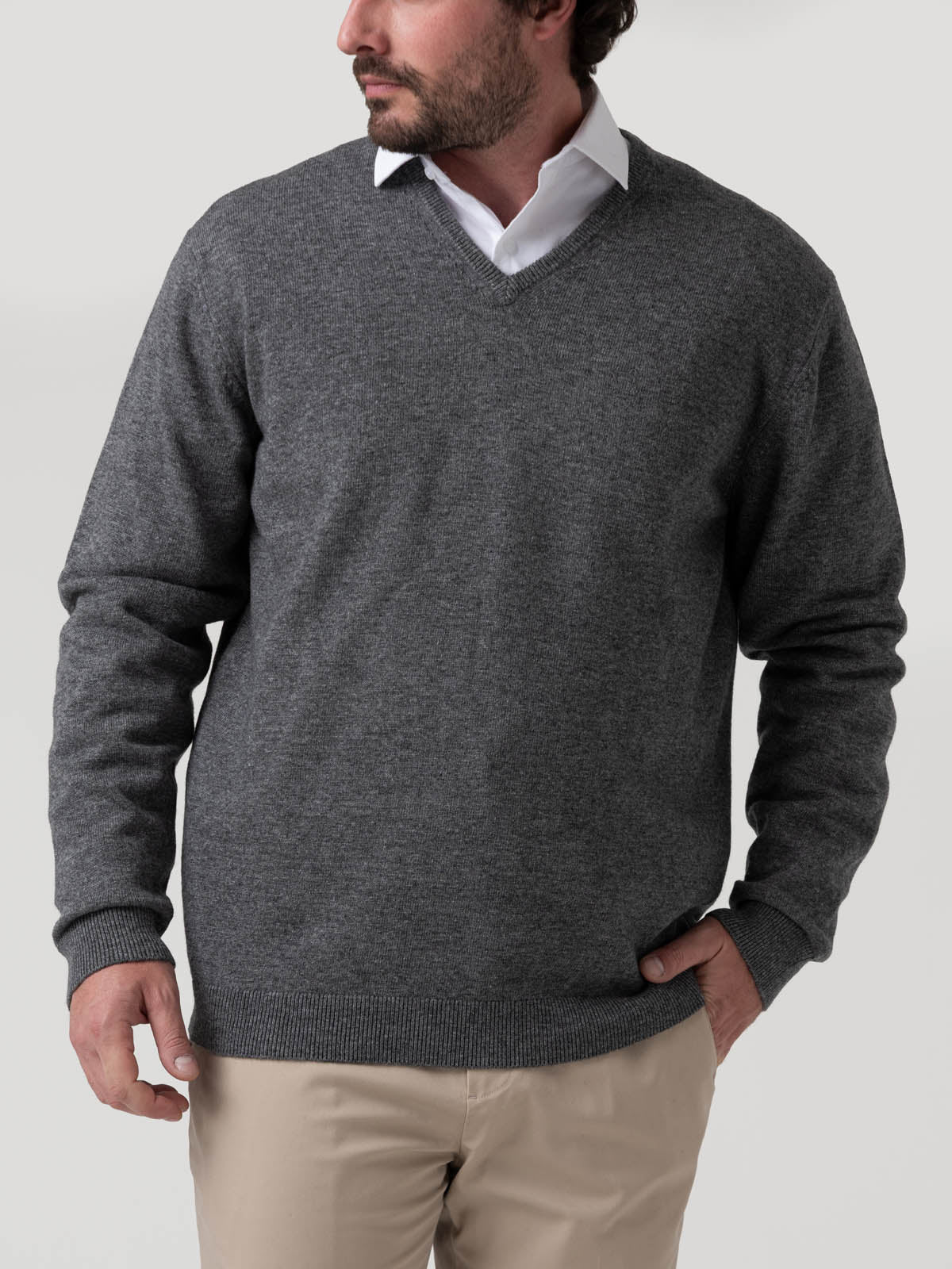 Sweater Lana Hombre Swinv Gris Rockford