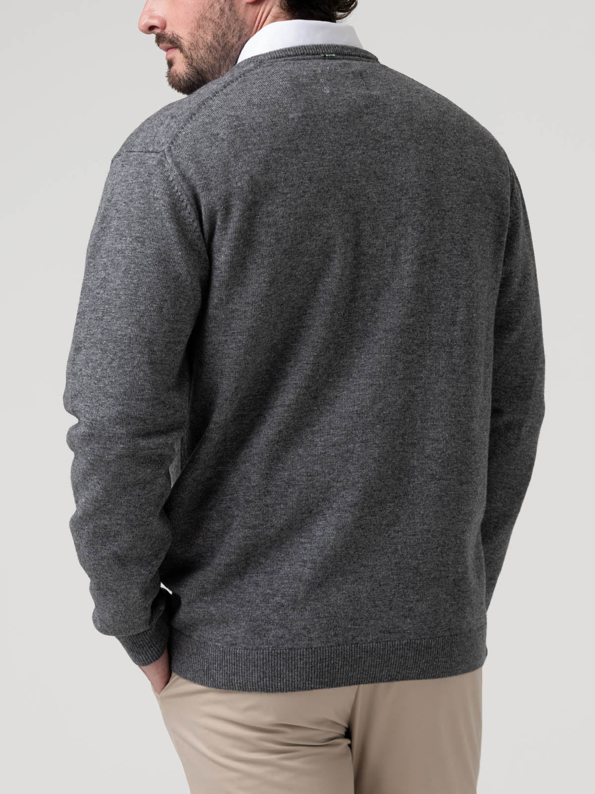 Sweater Lana Hombre Swinv Gris Rockford