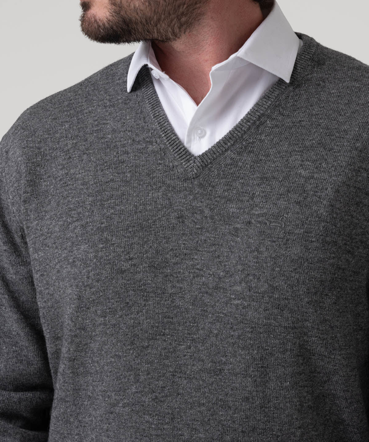 Sweater Lana Hombre Swinv Gris Rockford