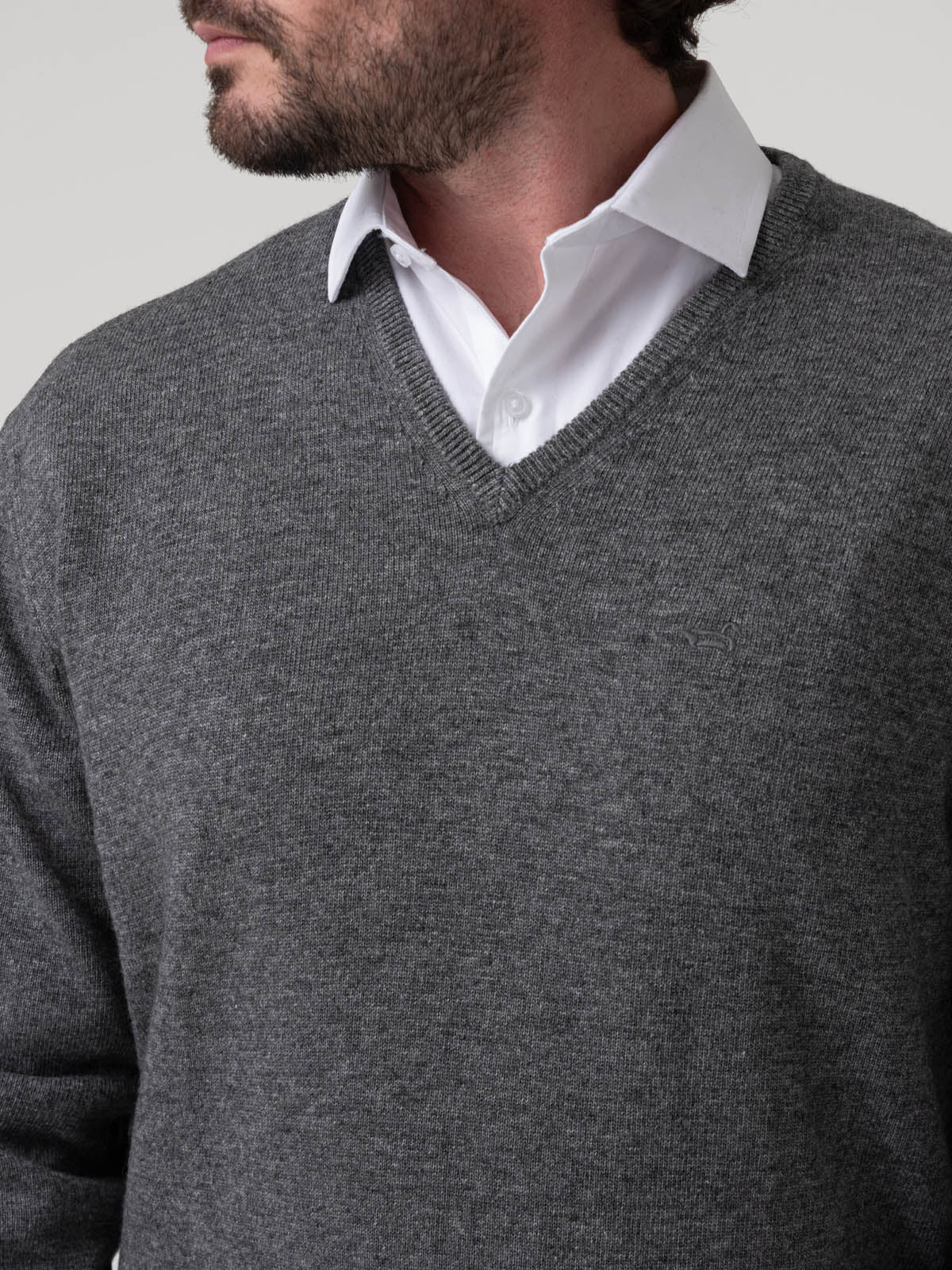 Sweater Lana Hombre Swinv Gris Rockford