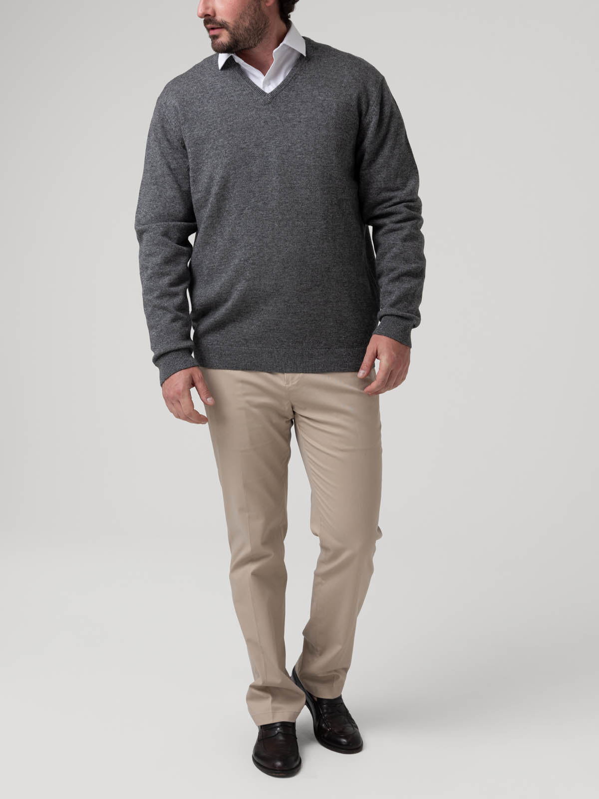 Sweater Lana Hombre Swinv Gris Rockford