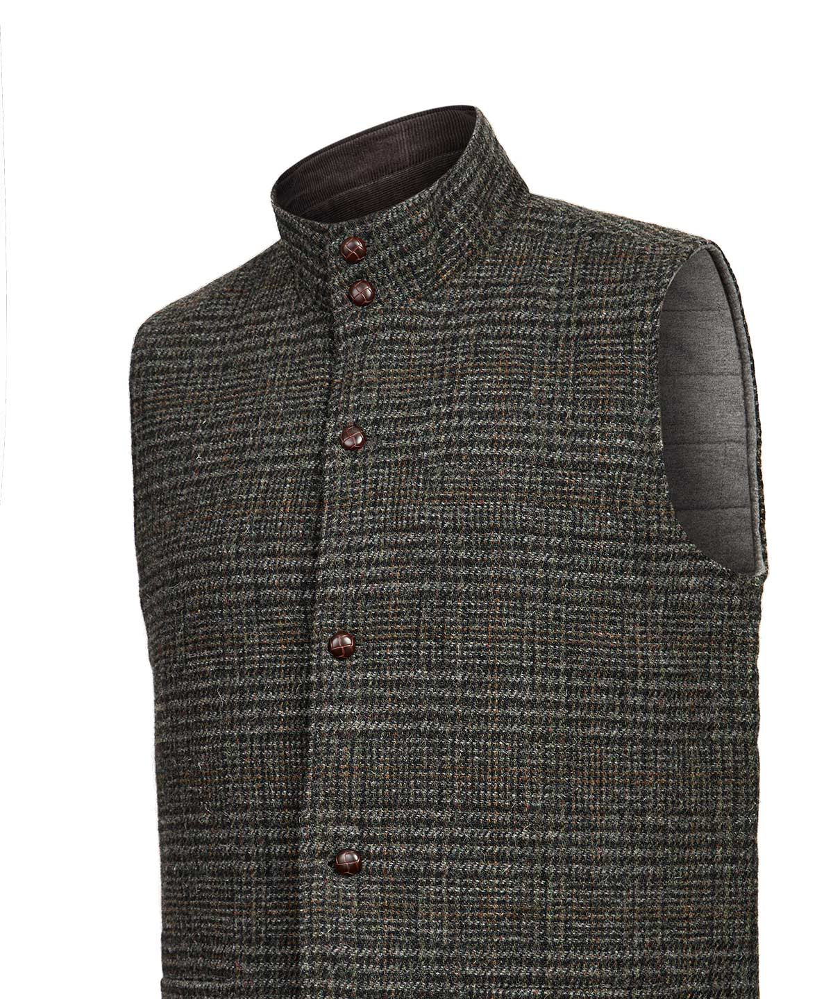 Chaqueta Sin Mangas Lana Hombre Square Café Rockford
