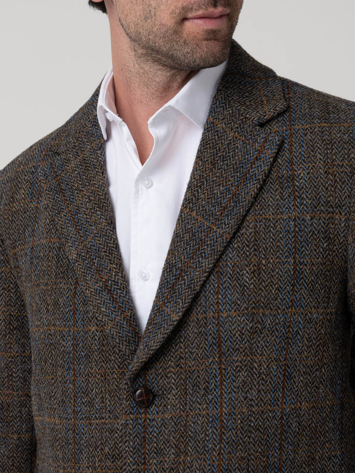 Chaqueta Lana Hombre Harblaze Azul Rockford