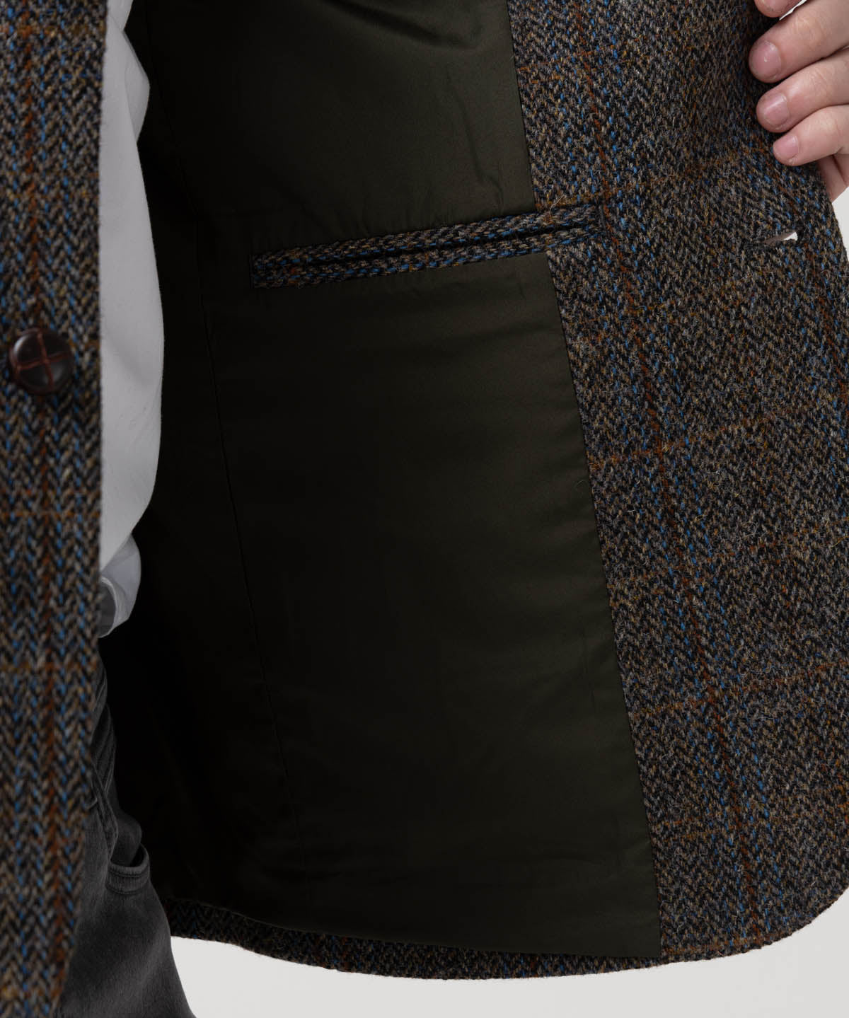 Chaqueta Lana Hombre Harblaze Azul Rockford