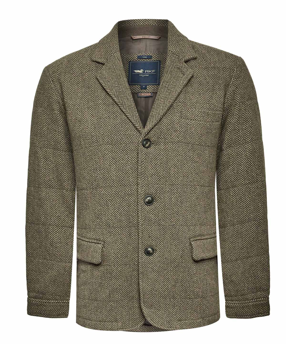 Chaqueta Lana Hombre Lewis Café Rockford