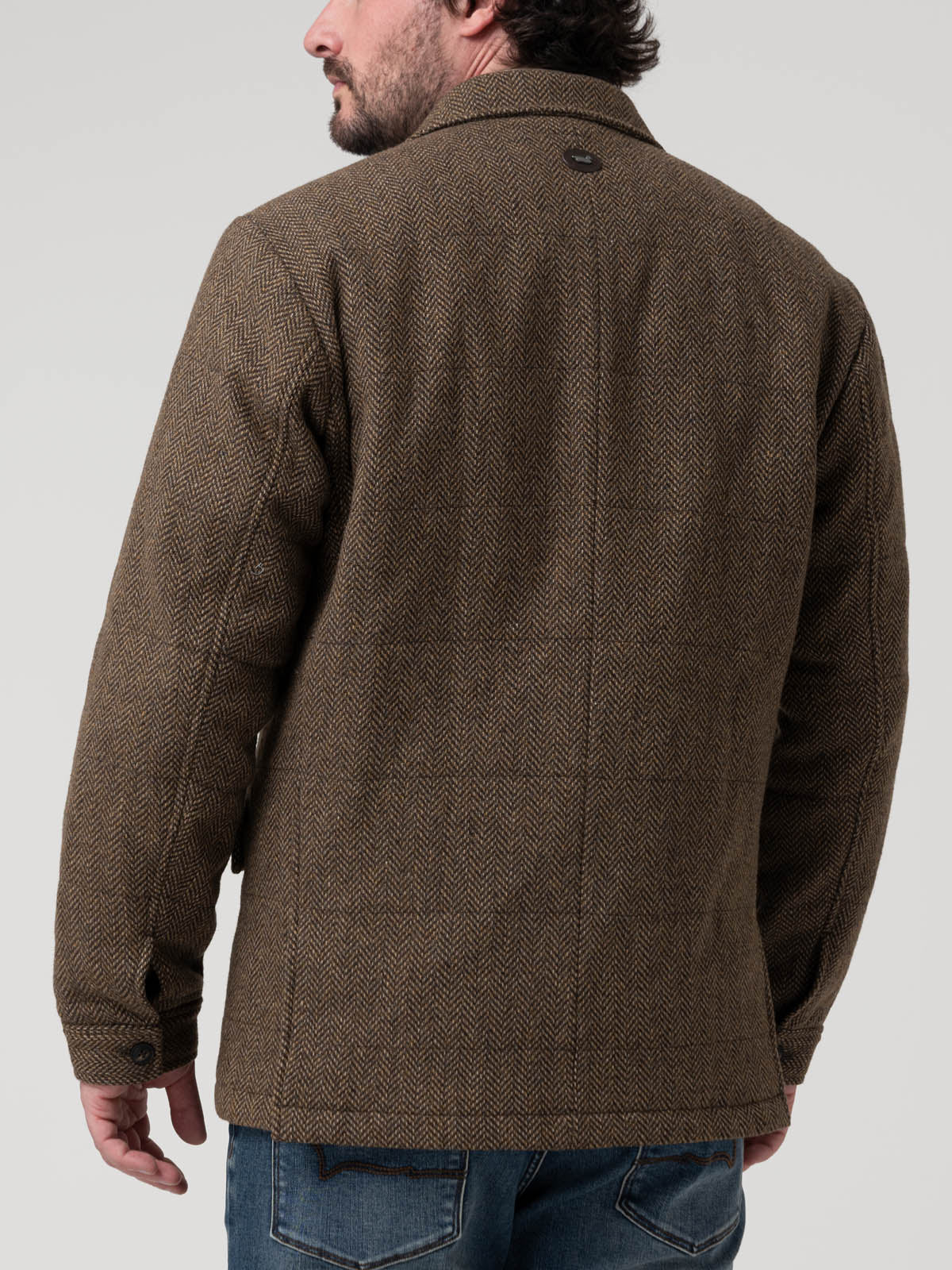 Chaqueta Lana Hombre Lewis Café Rockford
