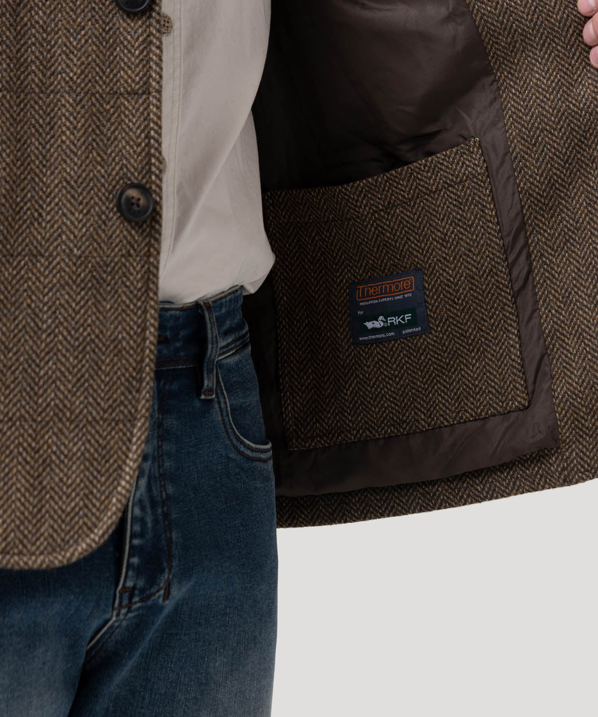 Chaqueta Lana Hombre Lewis Café Rockford