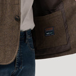 Chaqueta Lana Hombre Lewis Café Rockford