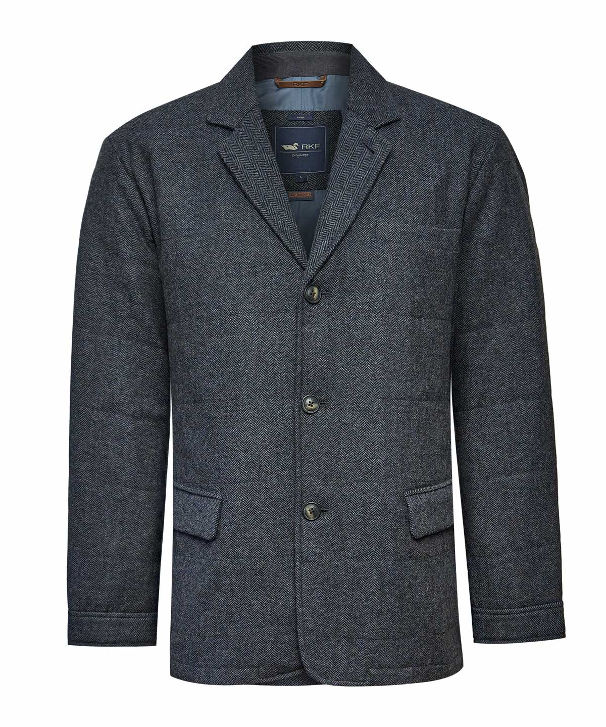 Chaqueta Lana Hombre Lewis Azul Rockford