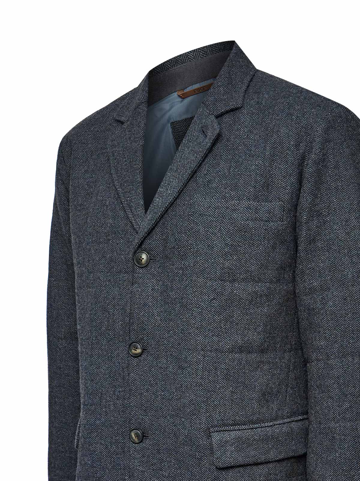 Chaqueta Lana Hombre Lewis Azul Rockford