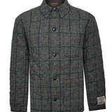 Chaqueta Lana Hombre Harris Gris Rockford
