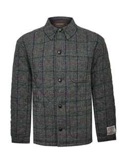 Chaqueta Lana Hombre Harris Gris Rockford