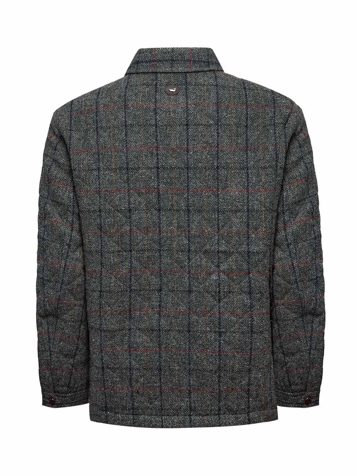 Chaqueta Lana Hombre Harris Gris Rockford