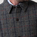 Chaqueta Lana Hombre Harris Gris Rockford