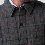 Chaqueta Lana Hombre Harris Gris Rockford