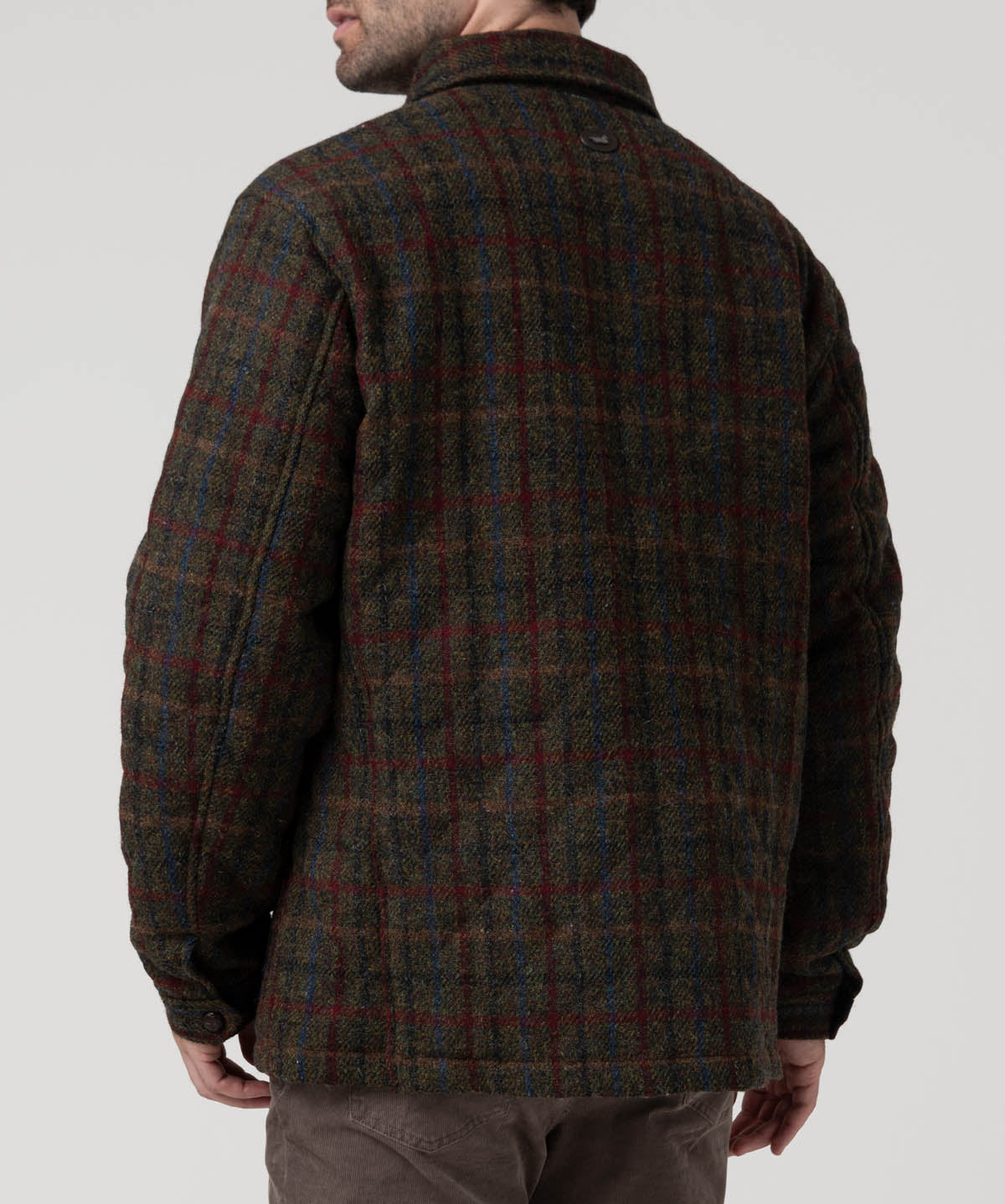 Chaqueta Lana Hombre Harris Azul Rockford