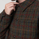 Chaqueta Lana Hombre Harris Azul Rockford