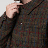 Chaqueta Lana Hombre Harris Azul Rockford