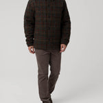 Chaqueta Lana Hombre Harris Azul Rockford