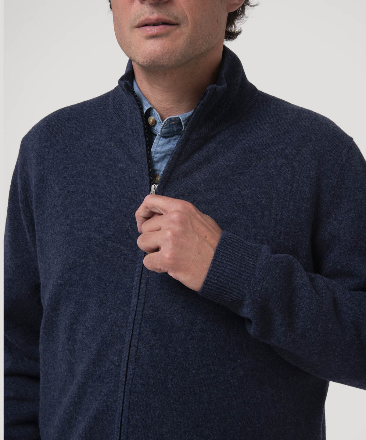 Sweater Lana Hombre Massafull Azul Rockford