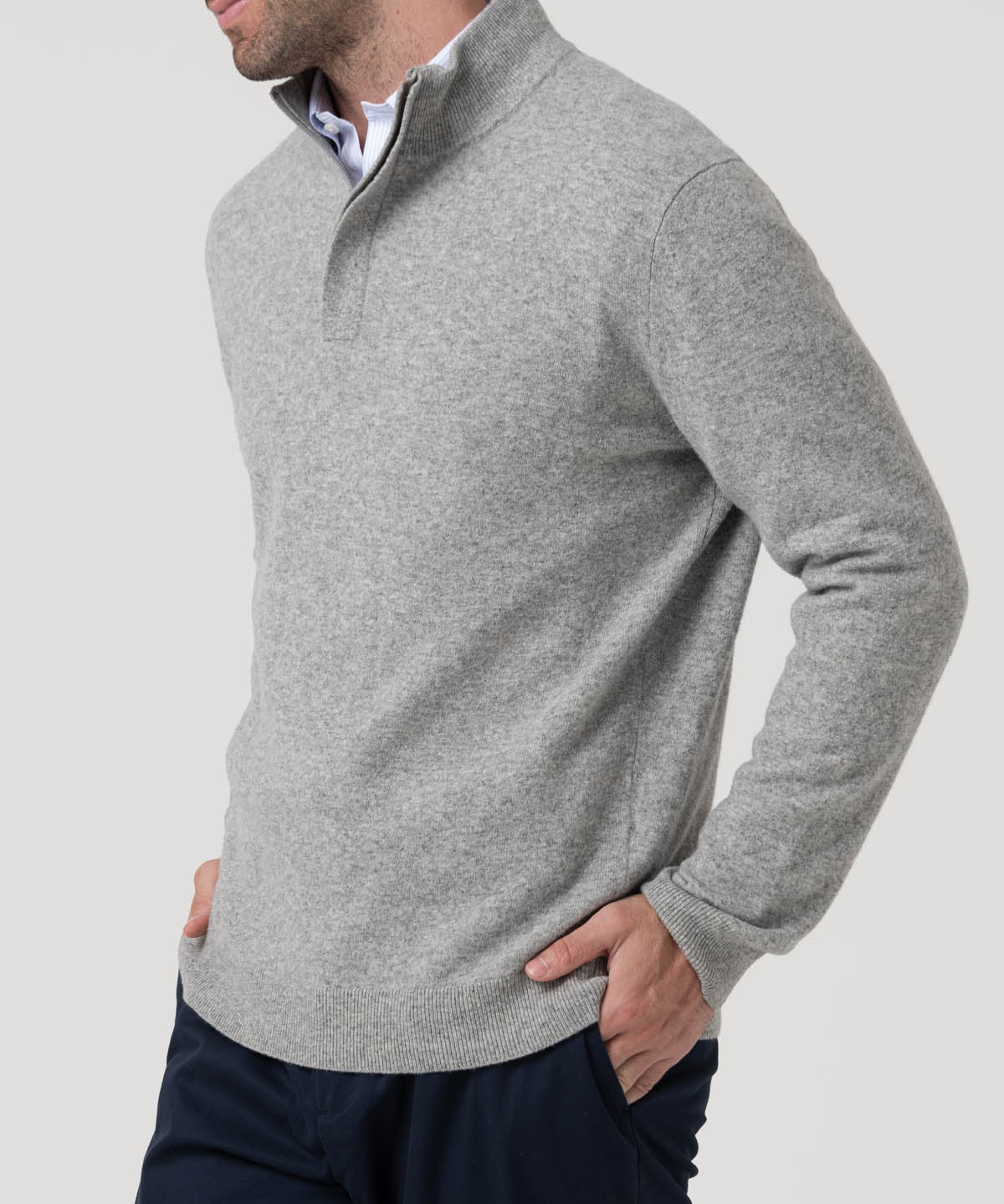 Sweater Lana Hombre Italy H Gris Rockford
