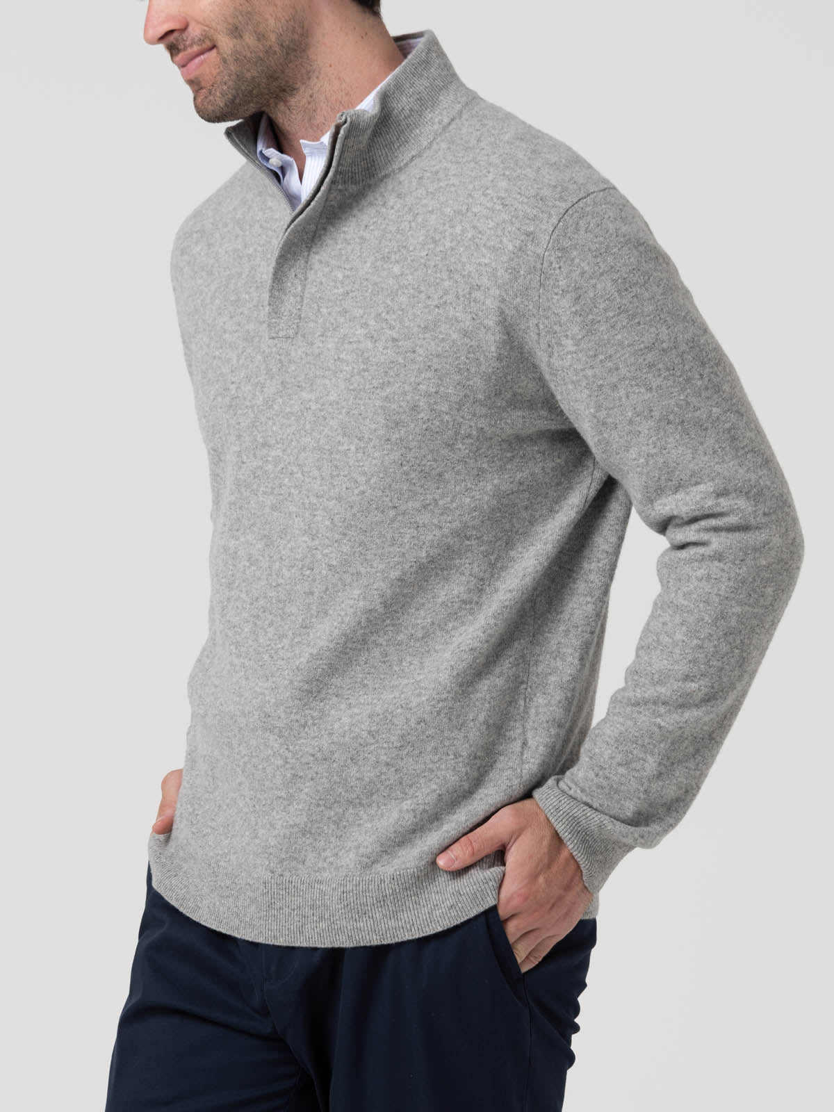 Sweater Lana Hombre Italy H Gris Rockford