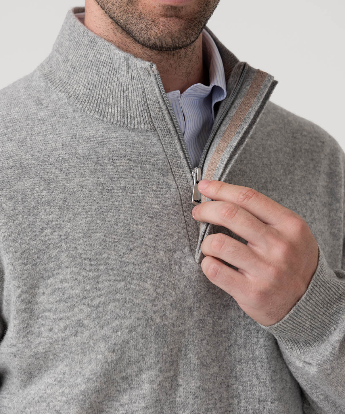 Sweater Lana Hombre Italy H Gris Rockford