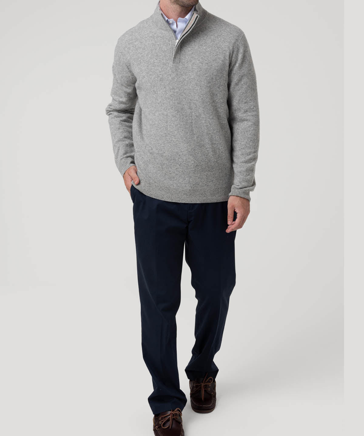 Sweater Lana Hombre Italy H Gris Rockford