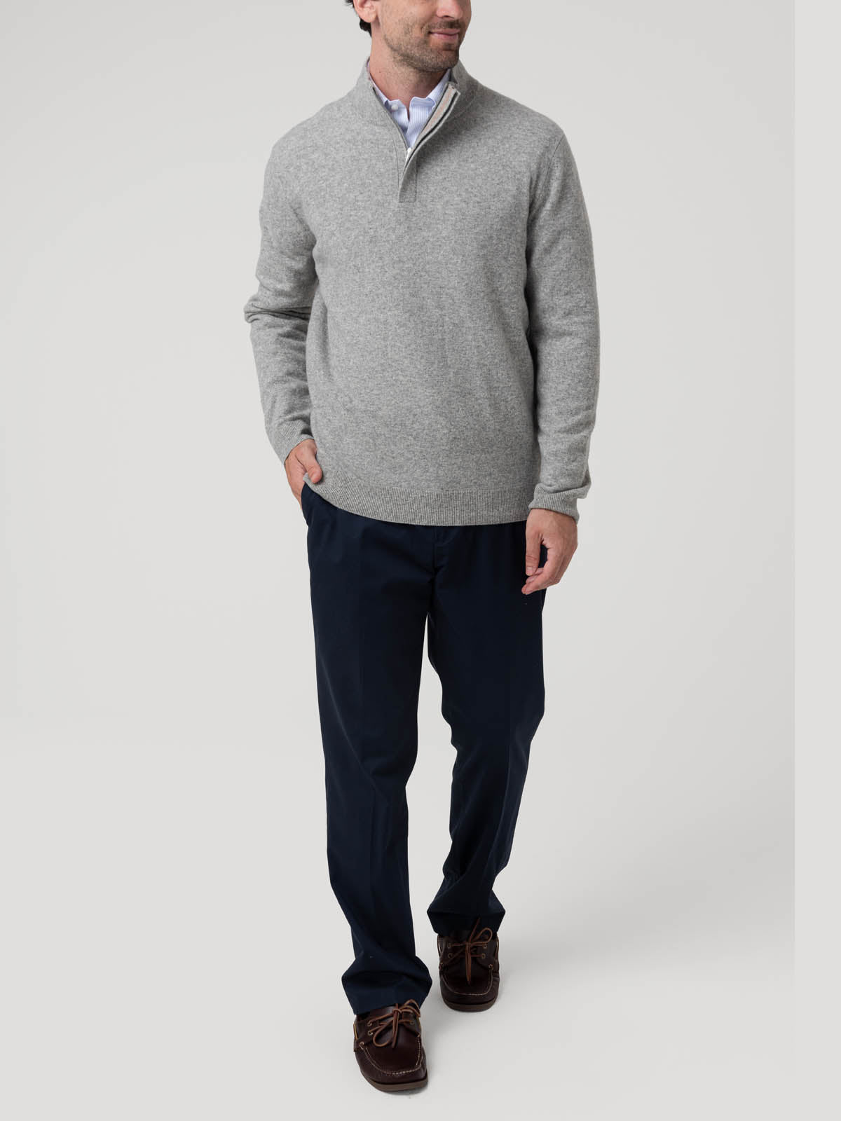 Sweater Lana Hombre Italy H Gris Rockford