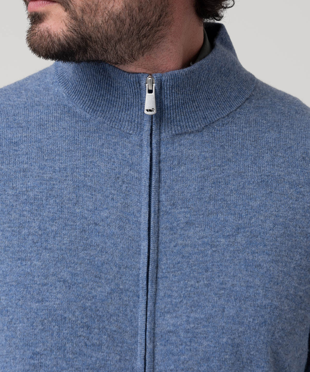 Sweater Lana Hombre Varn Celeste Rockford