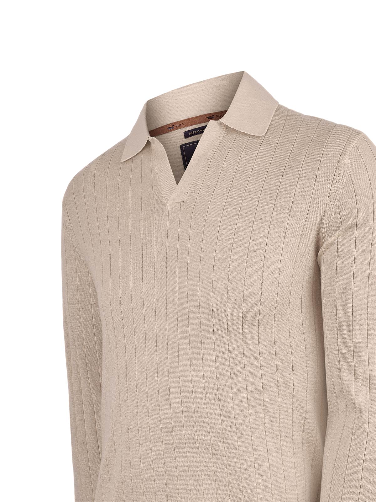 Sweater Lana Merino Hombre Rocco Beige Rockford