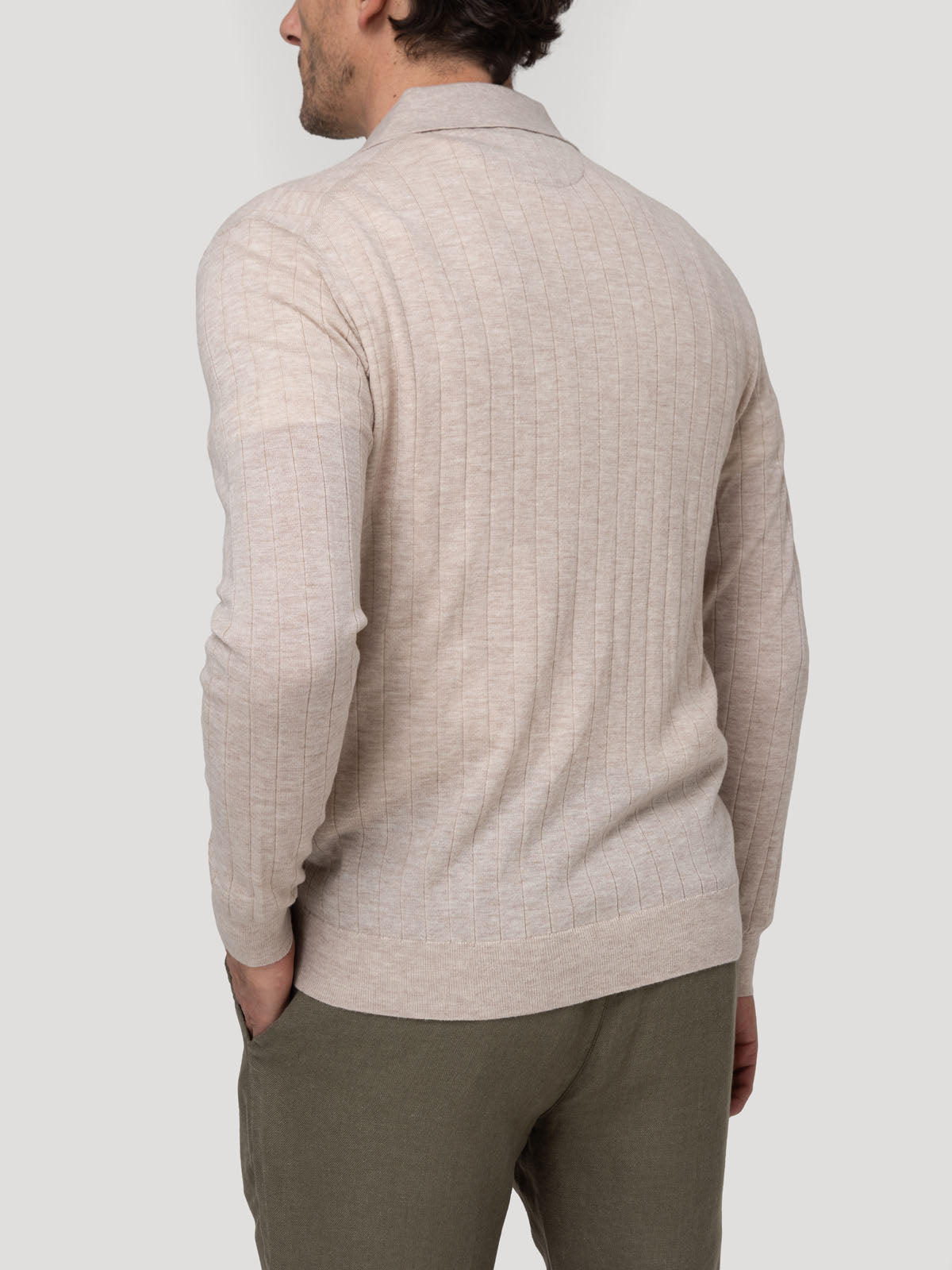 Sweater Lana Merino Hombre Rocco Beige Rockford