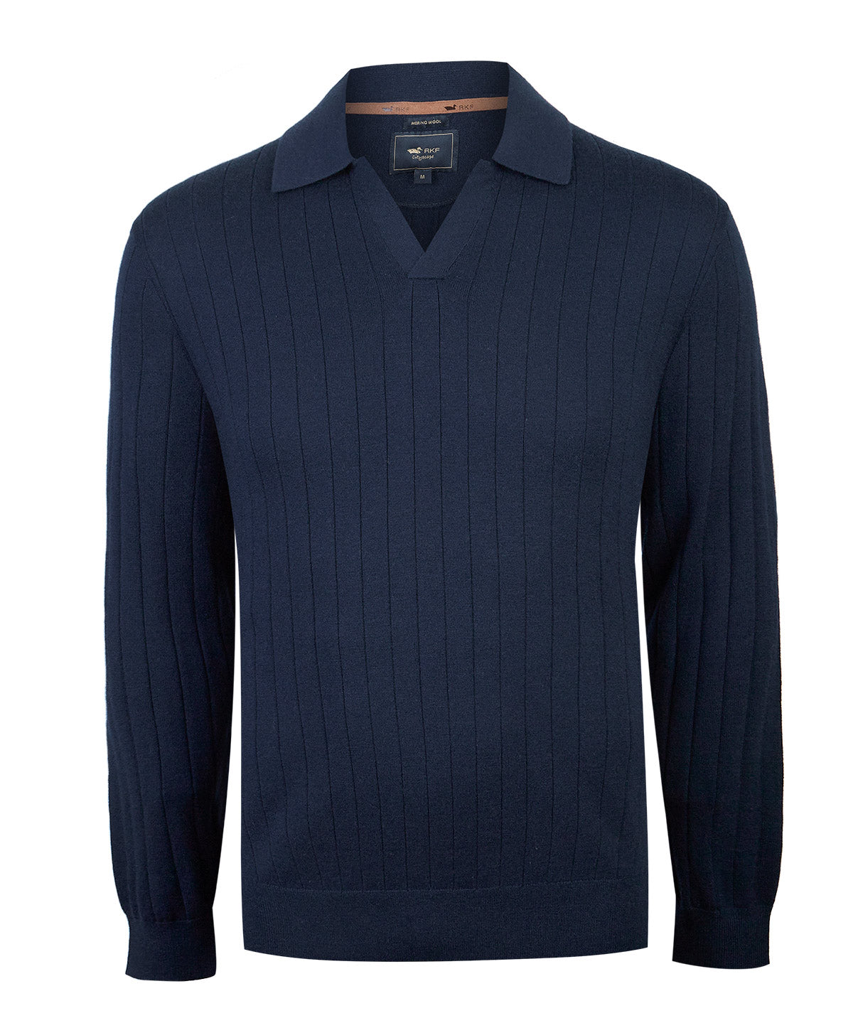 Sweater Lana Merino Hombre Rocco Azul Rockford