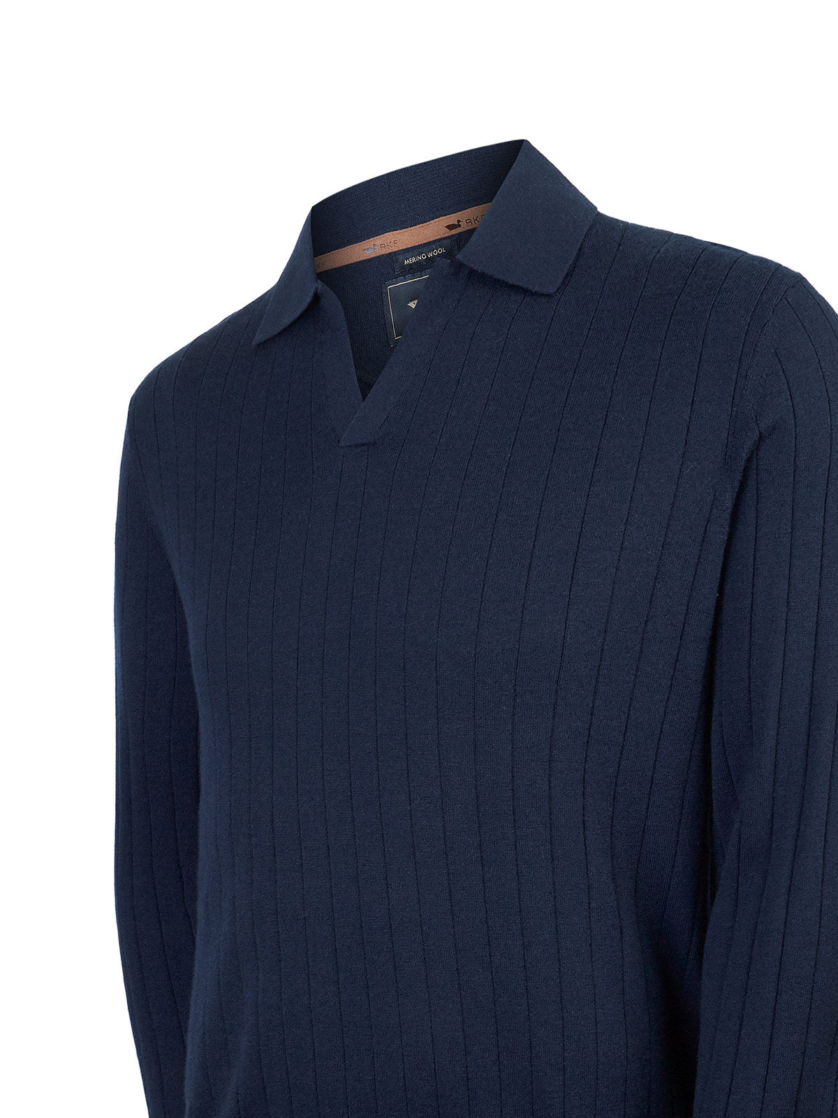 Sweater Lana Merino Hombre Rocco Azul Rockford