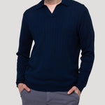 Sweater Lana Merino Hombre Rocco Azul Rockford