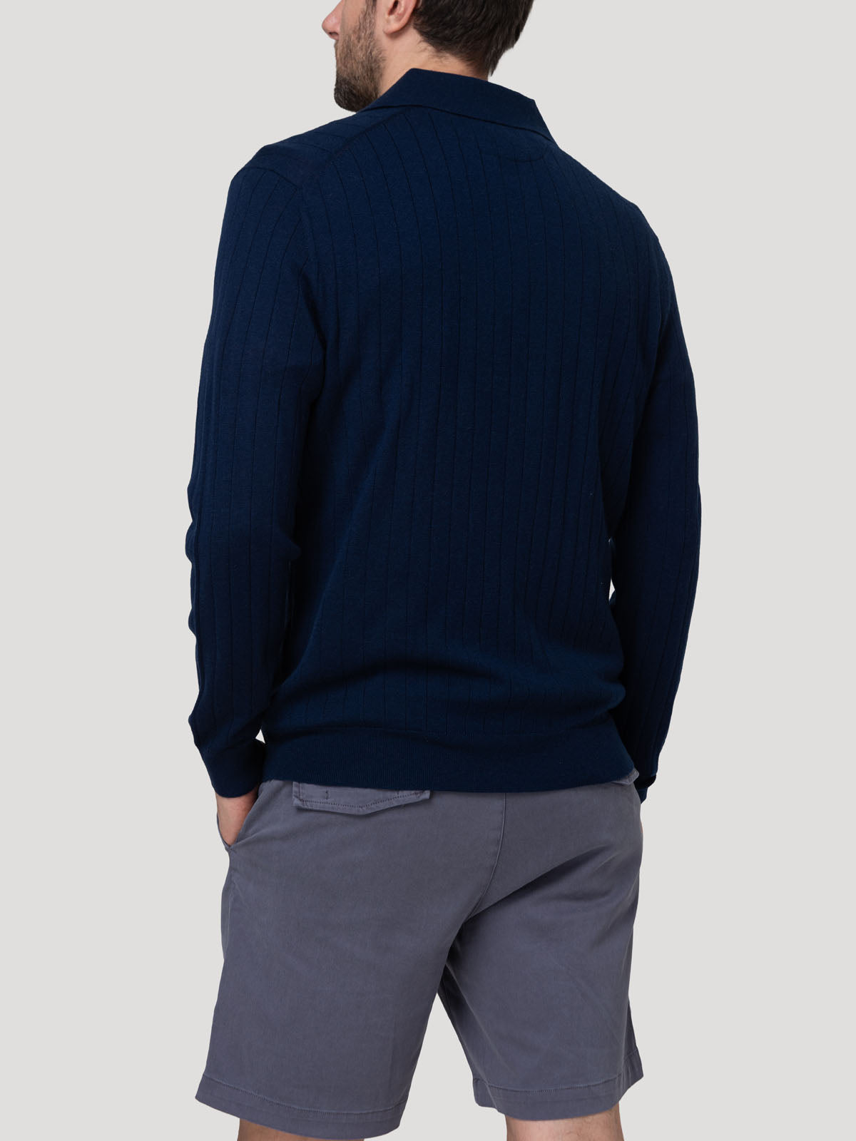 Sweater Lana Merino Hombre Rocco Azul Rockford