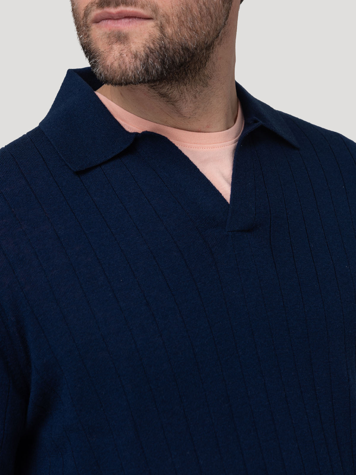 Sweater Lana Merino Hombre Rocco Azul Rockford