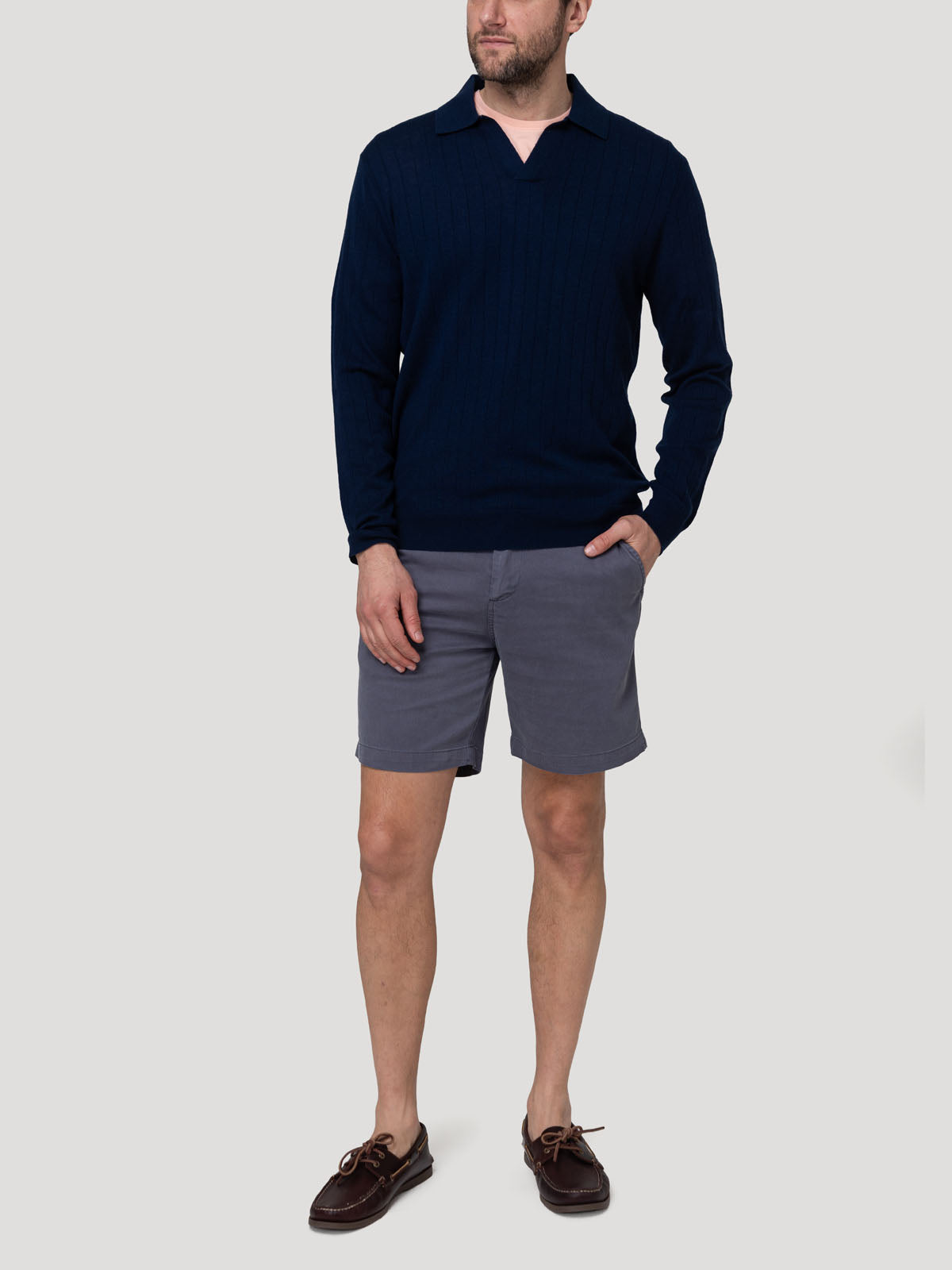 Sweater Lana Merino Hombre Rocco Azul Rockford