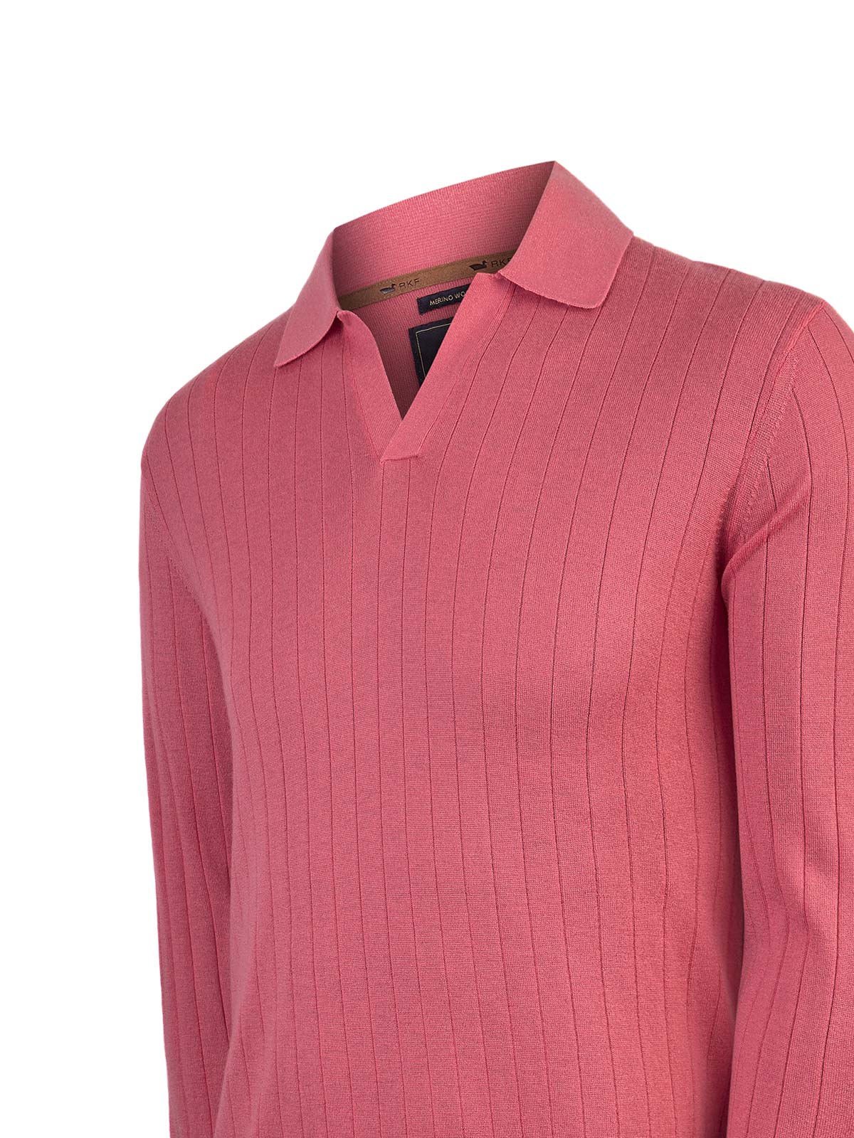 Sweater Lana Merino Hombre Rocco Rosado Rockford