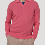 Sweater Lana Merino Hombre Rocco Rosado Rockford