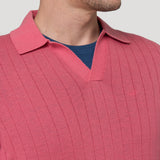 Sweater Lana Merino Hombre Rocco Rosado Rockford