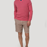 Sweater Lana Merino Hombre Rocco Rosado Rockford