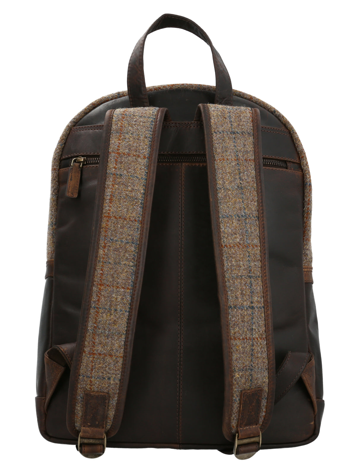 Mochila Harris Tweed Hombre Harris Tweed Back Café Rockford