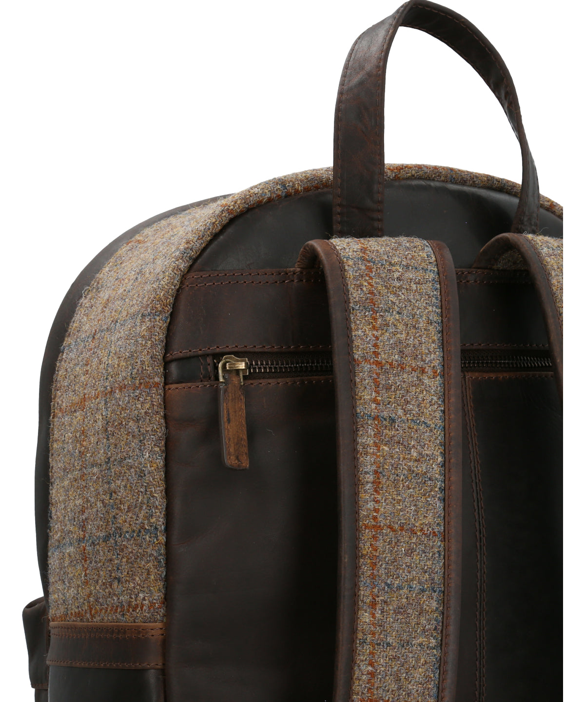 Mochila Harris Tweed Hombre Harris Tweed Back Café Rockford