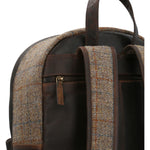 Mochila Harris Tweed Hombre Harris Tweed Back Café Rockford
