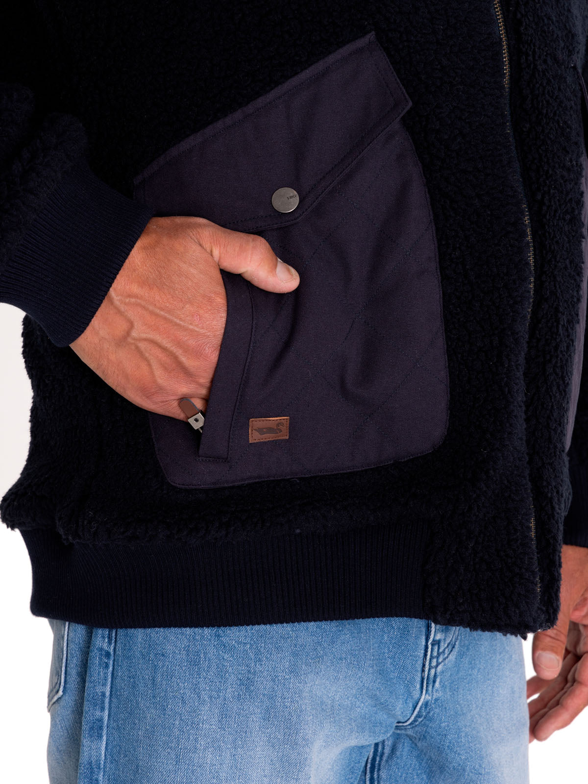 Polar Fibras Recicladas Hombre Blackburn Azul Rockford