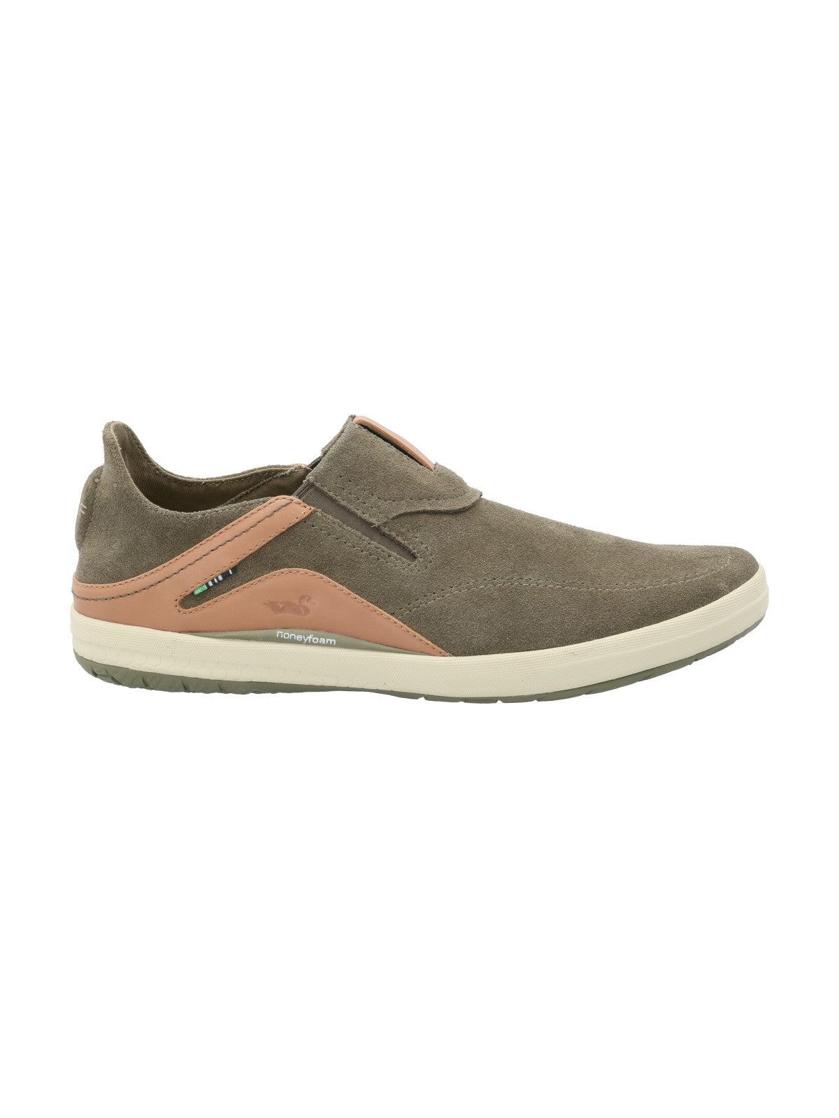 Slip On Cuero Hombre Noosa Verde Rockford