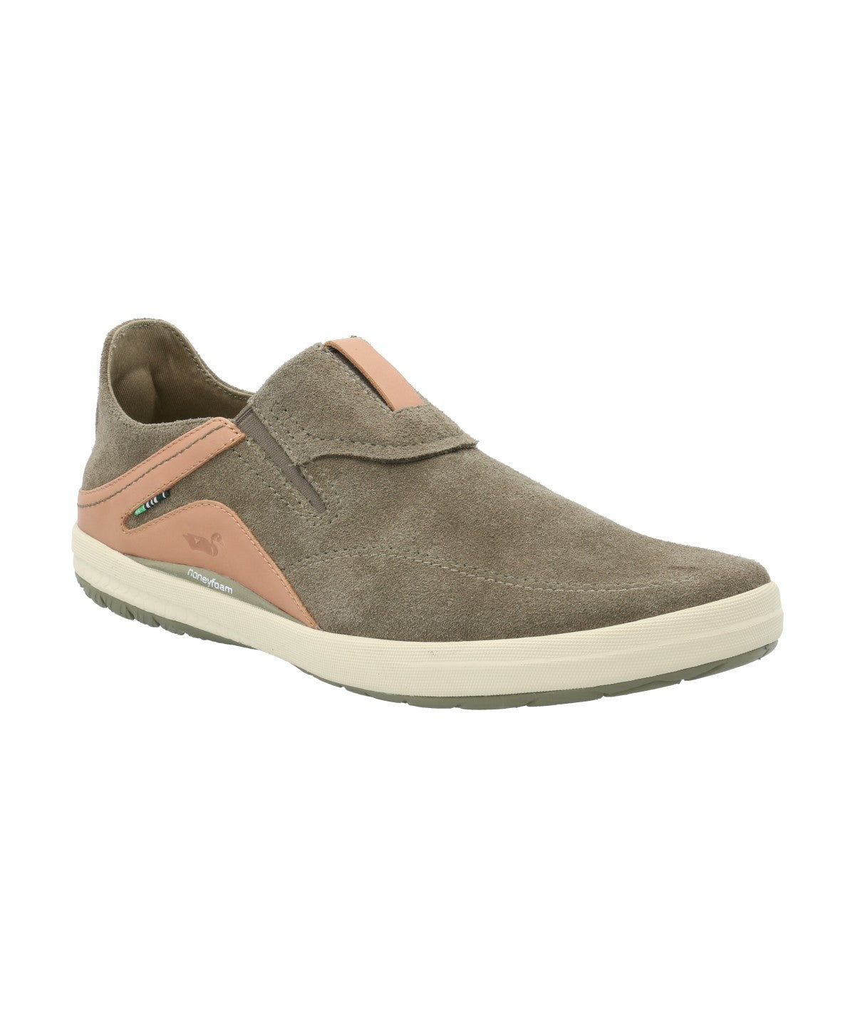Slip On Cuero Hombre Noosa Verde Rockford