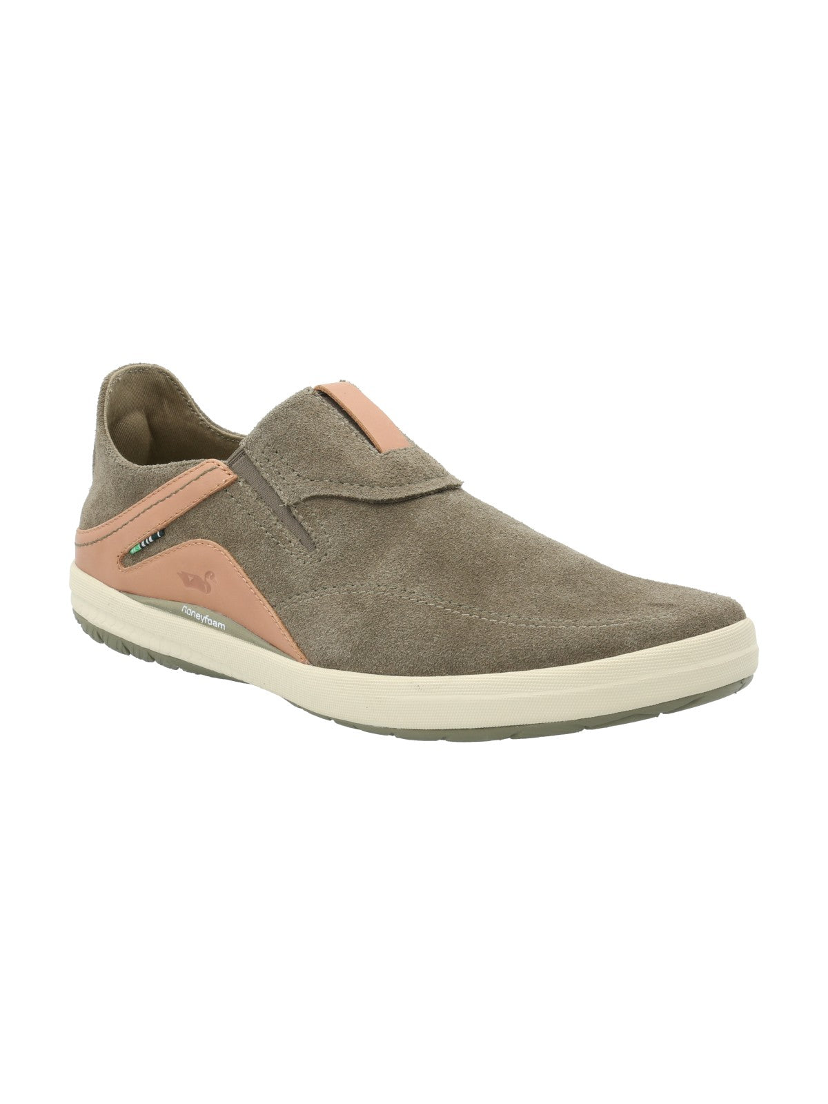 Slip On Cuero Hombre Noosa Verde Rockford