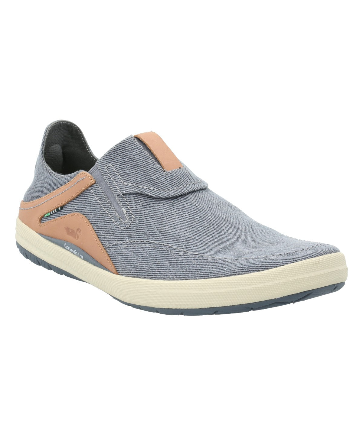 Slip On Algodón Orgánico Hombre Noosa Azul Rockford